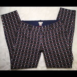 J.CREW PRINTED TWILL SKINNY JEAN 2